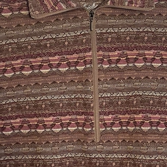 Woolrich Women’s Pullover Half Zip Boho Top Size Medium - Picture 4 of 12